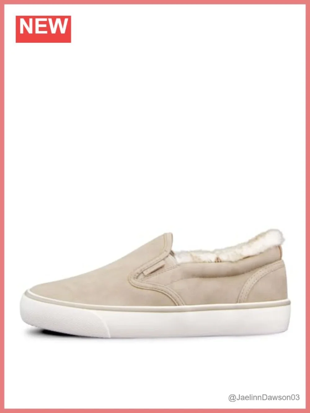 Lugz Women's Clipper LX Faux Fur Classic Slip-on Fashion Sneaker, Cushioned,
